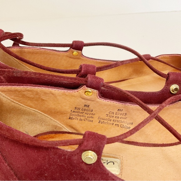 Halogen Lace Up Pointed Studded Ballet Flats - Picture 7 of 8